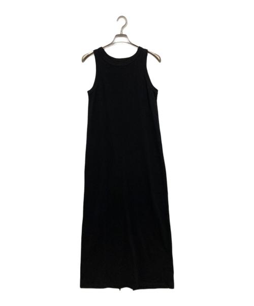 Spick and Span（スピック＆スパン）Spick and Span (スピック＆スパン) 天竺アメスリロングワンピース ブラック サイズ:38の古着・服飾アイテム
