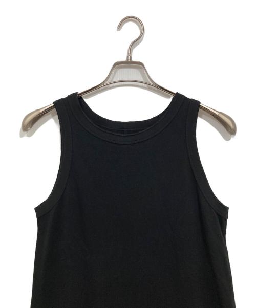 Spick and Span（スピック＆スパン）Spick and Span (スピック＆スパン) 天竺アメスリロングワンピース ブラック サイズ:38の古着・服飾アイテム
