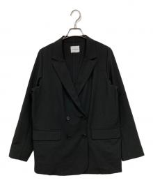 URBAN RESEARCH（アーバンリサーチ）の古着「ウール混ダブルブレストジャケット」｜ブラック