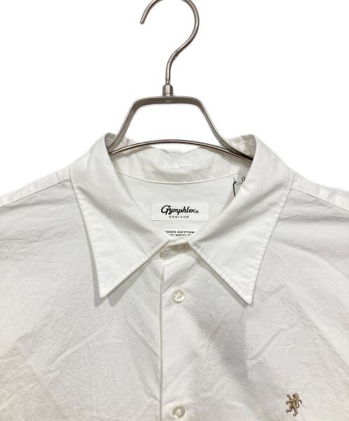 Gymphlex（ジムフレックス）Gymphlex (ジムフレックス) ヴィンテージライク 長袖チュニック ホワイト サイズ:12の古着・服飾アイテム