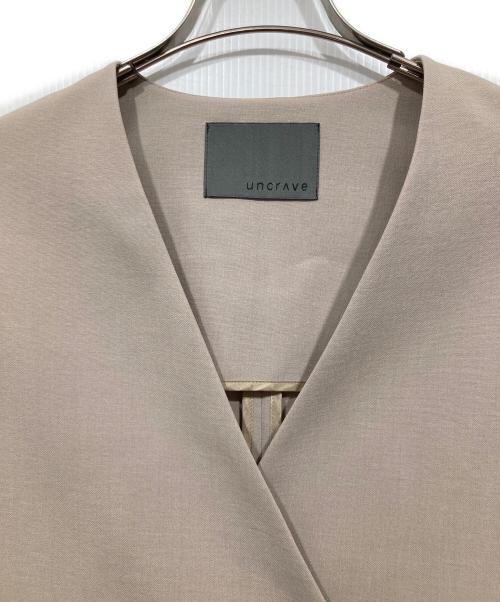 uncrave（アンクレイヴ3.）uncrave (アンクレイヴ3.) ロングジレ ベージュ サイズ:1の古着・服飾アイテム
