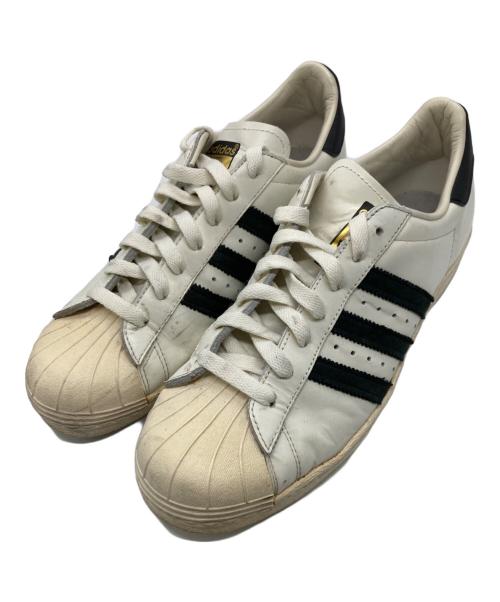 adidas（アディダス）adidas (アディダス) ローカットスニーカー / Superstar 80s Vintage Deluxe ホワイト サイズ:27.5の古着・服飾アイテム