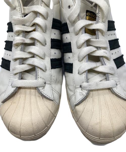 adidas（アディダス）adidas (アディダス) ローカットスニーカー / Superstar 80s Vintage Deluxe ホワイト サイズ:27.5の古着・服飾アイテム