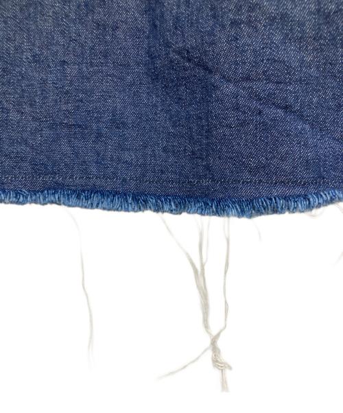 KUON（クオン）KUON (クオン) Denim Kimono Collar Cropped Jacket / デニム着物カラークロップドジャケット インディゴ サイズ:X-LARGEの古着・服飾アイテム