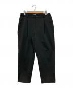 NEW BALANCEニューバランス）の古着「ワイドテーパードパンツ / MET24 Wide Tapered Fit」｜ブラック