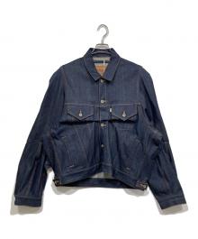 doublet（ダブレット）の古着「デニムジャケット / PROTEIN MUSCLE DENIM JACKET」｜インディゴ