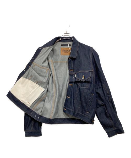 doublet（ダブレット）doublet (ダブレット) デニムジャケット / PROTEIN MUSCLE DENIM JACKET インディゴ サイズ:X-LARGEの古着・服飾アイテム