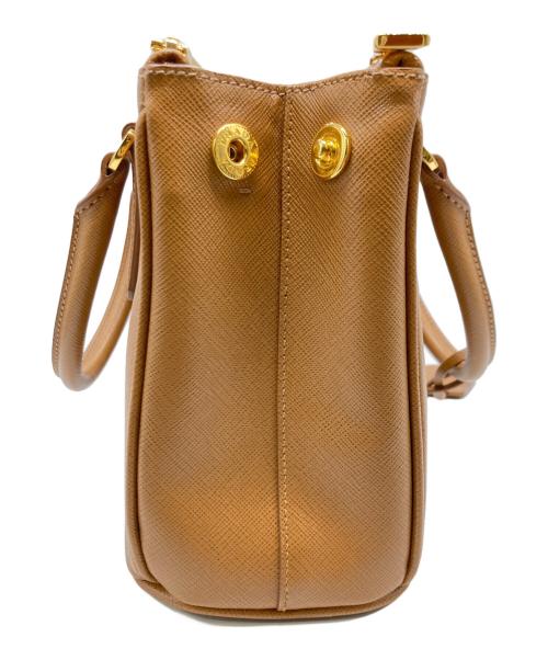 PRADA（プラダ）PRADA (プラダ) 2WAYショルダーバッグ / ガリレアサフィアーノスモールバッグ ベージュの古着・服飾アイテム
