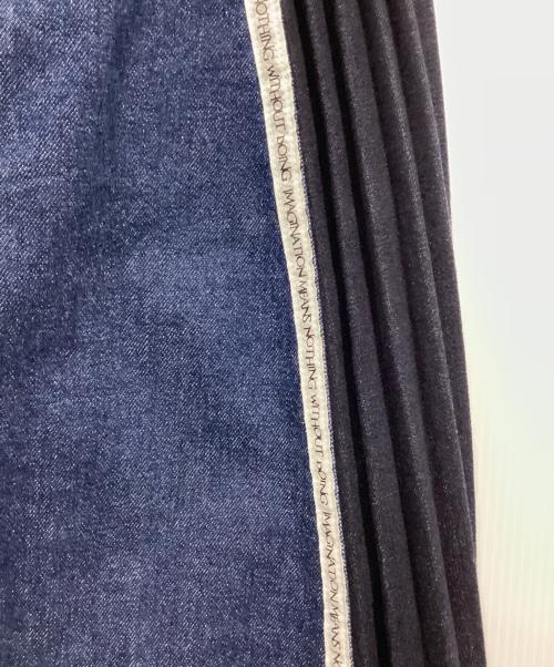 Ameri（アメリ）Ameri (アメリ) SIDE PLEATS DENIM SKIRT/デニムスカート インディゴ サイズ:Sの古着・服飾アイテム
