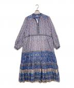 Ron Hermanロンハーマン）の古着「総柄ワンピース / フェスティバルドレス / Festival Dress」｜ブルー×パープル