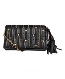 TORY BURCH（トリーバーチ）の古着「スタースタッズショルダーバッグ」｜ブラック