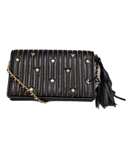 TORY BURCH（トリーバーチ）TORY BURCH (トリーバーチ) スタースタッズショルダーバッグ ブラックの古着・服飾アイテム