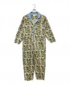 Ron Herman×SZ Blockprintsロンハーマン×エスゼットブロックプリント）の古着「オールインワン / ジャンプスーツ」｜ブルー×ベージュ