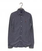 POLO RALPH LAURENポロ・ラルフローレン）の古着「長袖シャツ/ストライプ」｜ネイビー