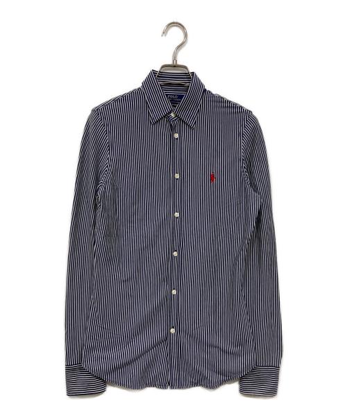 POLO RALPH LAUREN（ポロ・ラルフローレン）POLO RALPH LAUREN (ポロ・ラルフローレン) 長袖シャツ/ストライプ ネイビー サイズ:ｓの古着・服飾アイテム