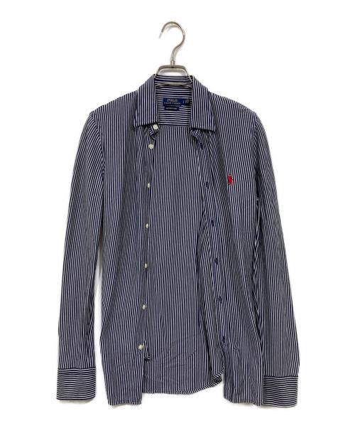 POLO RALPH LAUREN（ポロ・ラルフローレン）POLO RALPH LAUREN (ポロ・ラルフローレン) 長袖シャツ/ストライプ ネイビー サイズ:ｓの古着・服飾アイテム