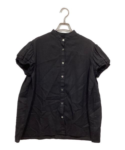 IENA（イエナ）IENA (イエナ) パフスリーブ半袖ブラウス ブラック サイズ:FREEの古着・服飾アイテム