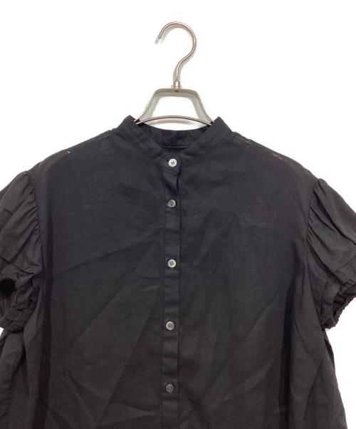 IENA（イエナ）IENA (イエナ) パフスリーブ半袖ブラウス ブラック サイズ:FREEの古着・服飾アイテム