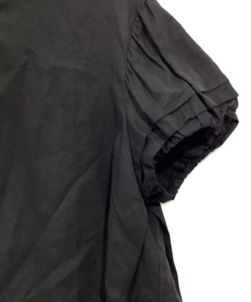 IENA（イエナ）IENA (イエナ) パフスリーブ半袖ブラウス ブラック サイズ:FREEの古着・服飾アイテム