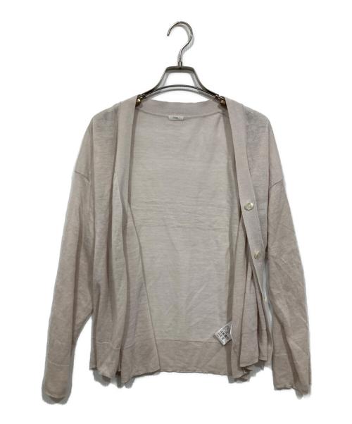 IENA（イエナ）IENA (イエナ) ラミーVネックカーディガン ベージュ サイズ:FREEの古着・服飾アイテム