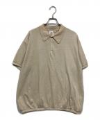 JOURNAL STANDARD×STAR&STRIPEジャーナルスタンダード）の古着「オーバーFIT POLO SHIRTS」｜ベージュ