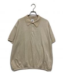 JOURNAL STANDARD×STAR&STRIPE（ジャーナルスタンダード）の古着「オーバーFIT POLO SHIRTS」｜ベージュ