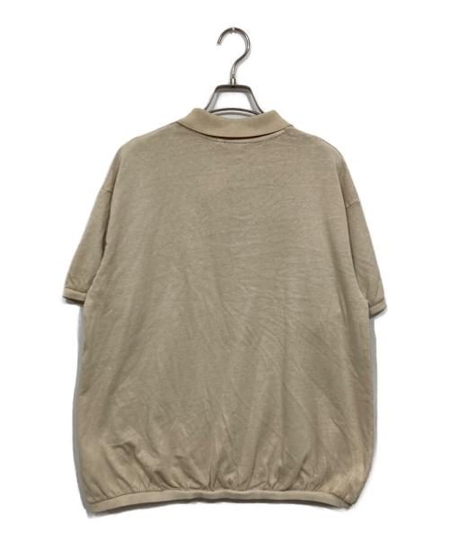 JOURNAL STANDARD（ジャーナルスタンダード）JOURNAL STANDARD (ジャーナルスタンダード) STAR&STRIPE オーバーFIT POLO SHIRTS ベージュ サイズ:FREEの古着・服飾アイテム
