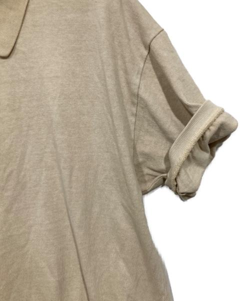 JOURNAL STANDARD（ジャーナルスタンダード）JOURNAL STANDARD (ジャーナルスタンダード) STAR&STRIPE オーバーFIT POLO SHIRTS ベージュ サイズ:FREEの古着・服飾アイテム