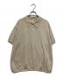 JOURNAL STANDARD（ジャーナルスタンダード）の古着「オーバーFIT POLO SHIRTS」｜ベージュ