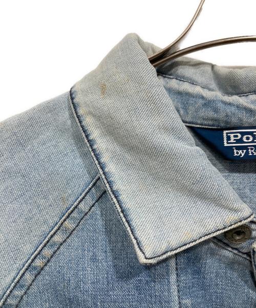 POLO RALPH LAUREN（ポロ・ラルフローレン）POLO RALPH LAUREN (ポロ・ラルフローレン) カバーオール ブルー サイズ:Ｌの古着・服飾アイテム