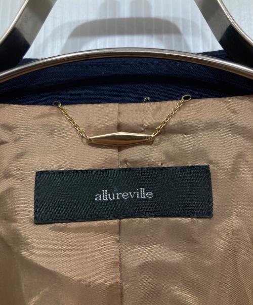 allureville（アルアバイル）allureville (アルアバイル) ダブルジャケット ネイビー サイズ:2の古着・服飾アイテム