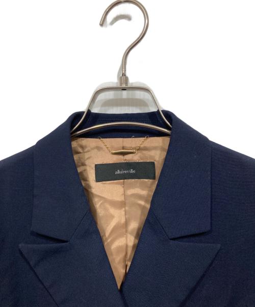 allureville（アルアバイル）allureville (アルアバイル) ダブルジャケット ネイビー サイズ:2の古着・服飾アイテム