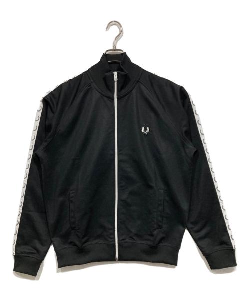 FRED PERRY（フレッドペリー）FRED PERRY (フレッドペリー) トラックジャケット / Taped Track Jacket ブラック サイズ:Lの古着・服飾アイテム