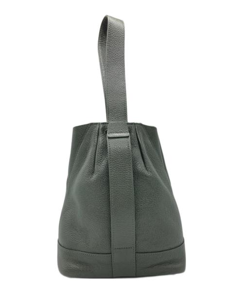POLPETTA（ポルペッタ）POLPETTA (ポルペッタ) TULIPANO バケットバッグ / レザーハンドバッグ グリーンの古着・服飾アイテム