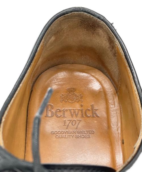 berwick（バーウィック）berwick (バーウィック) Uチップレザーシューズ ブラック サイズ:10 1/2の古着・服飾アイテム