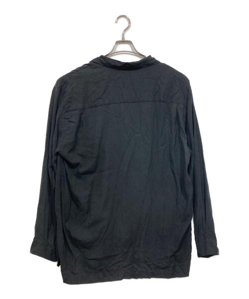 PERRY ELLIS（ペリーエリス）PERRY ELLIS (ペリーエリス) シルクシャツ ブラック サイズ:Ⅼの古着・服飾アイテム