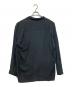 PERRY ELLIS (ペリーエリス) シルクシャツ ブラック サイズ:Ⅼ：5000円