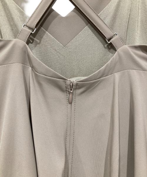 Snidel（スナイデル）Snidel (スナイデル) フレアボリュームジャンスカ ベージュ サイズ:Sの古着・服飾アイテム