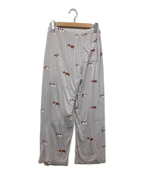 gelato pique（ジェラートピケ）gelato pique (ジェラートピケ) SLEEPING DOGワンポイントロンT＆パンツSET パープル サイズ:FREEの古着・服飾アイテム
