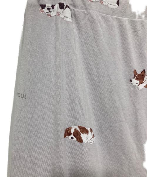 gelato pique（ジェラートピケ）gelato pique (ジェラートピケ) SLEEPING DOGワンポイントロンT＆パンツSET パープル サイズ:FREEの古着・服飾アイテム