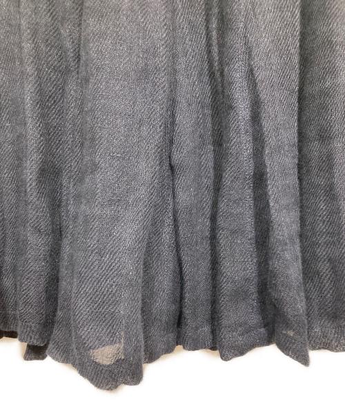 RALPH LAUREN（ラルフローレン）RALPH LAUREN (ラルフローレン) リネン混スカート ネイビー サイズ:2の古着・服飾アイテム