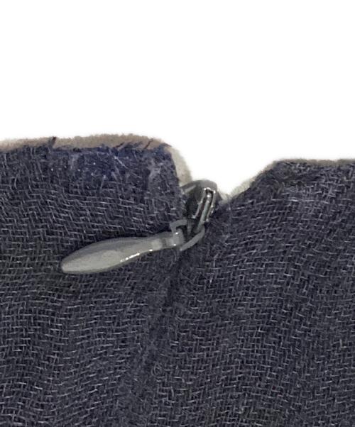 RALPH LAUREN（ラルフローレン）RALPH LAUREN (ラルフローレン) リネン混スカート ネイビー サイズ:2の古着・服飾アイテム