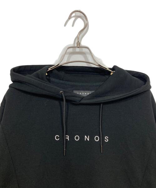CRONOS（クロノス）CRONOS (クロノス) パーカー ブラック サイズ:Lの古着・服飾アイテム