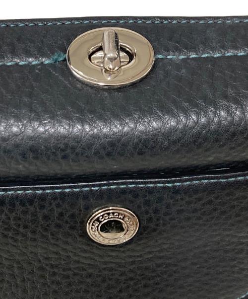 COACH（コーチ）COACH (コーチ) チェルシーターンロックホーボーワンショルダーバッグ ブラックの古着・服飾アイテム