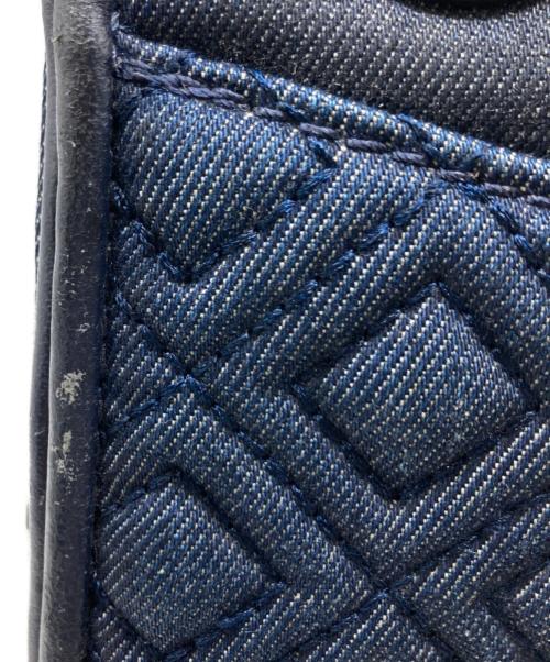 TORY BURCH（トリーバーチ）TORY BURCH (トリーバーチ) デニムチェーンショルダーバッグ ネイビーの古着・服飾アイテム