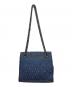 TORY BURCH (トリーバーチ) デニムチェーンショルダーバッグ ネイビー：6000円