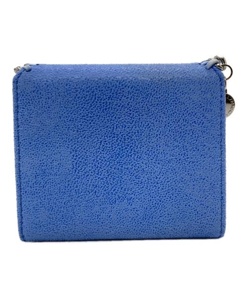 STELLA McCARTNEY（ステラマッカートニー）STELLA McCARTNEY (ステラマッカートニー) ファラベラ3つ折り財布 ブルーの古着・服飾アイテム