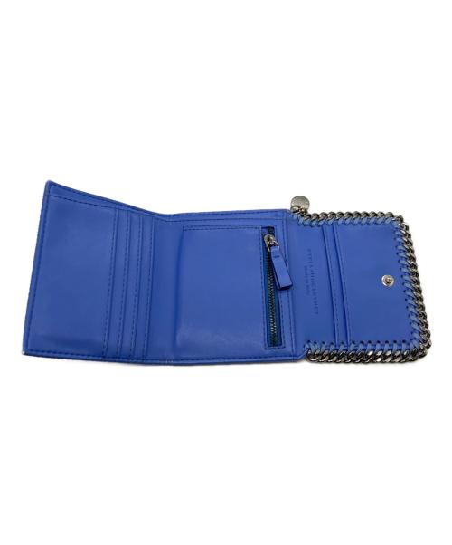 STELLA McCARTNEY（ステラマッカートニー）STELLA McCARTNEY (ステラマッカートニー) ファラベラ3つ折り財布 ブルーの古着・服飾アイテム