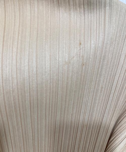 PLEATS PLEASE（プリーツプリーズ）PLEATS PLEASE (プリーツプリーズ) プリーツカットソー ベージュ サイズ:3の古着・服飾アイテム