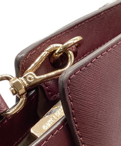 MICHAEL KORS（マイケルコース）MICHAEL KORS (マイケルコース) 2WAYバッグ ボルドーの古着・服飾アイテム